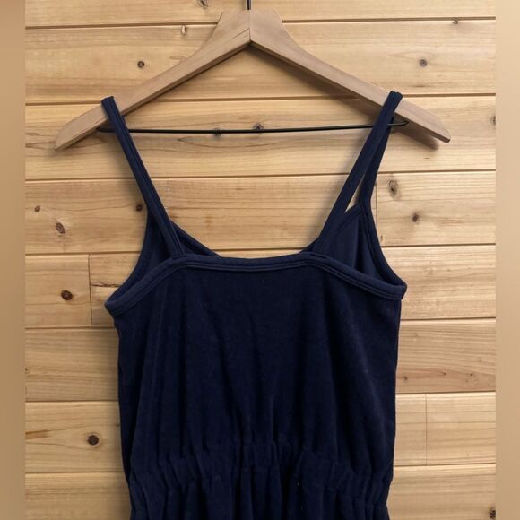 Offline Aerie Size Small Navy Blue Terry Fabric Tank Mini Dress - Picture 8 of 11